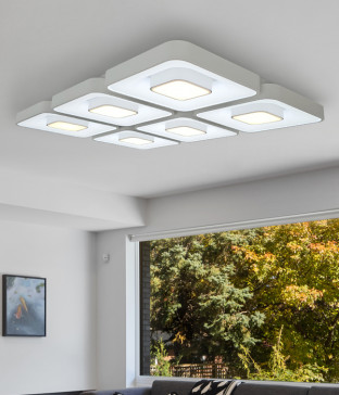 루안 12등 [직사각] 거실조명 아파트거실등 국산LED거실등 [LED 230W]