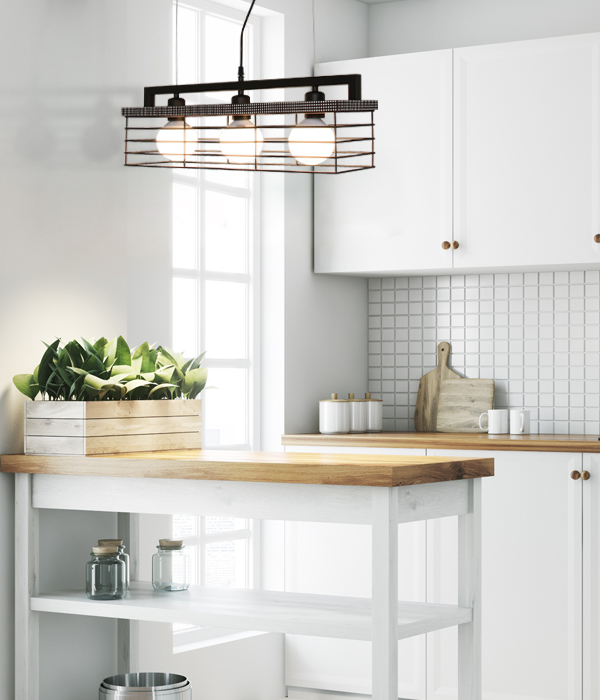 블랙라인 3등 펜던트조명, LED 식탁조명, 인테리어 식탁등